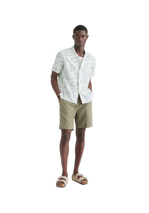 Camisa Camp Collar Regular Fit