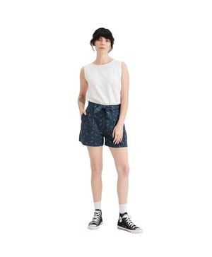 Short Mujer Tie Front