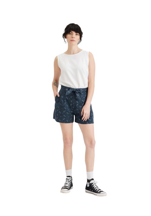 Short Mujer Tie Front