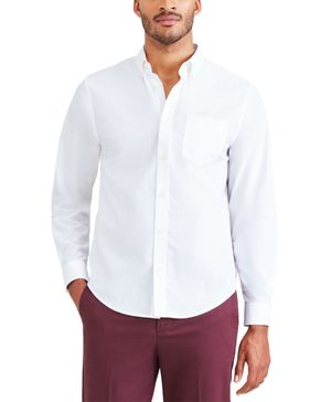 Camisa Signature Woven Stain Defender Classic Fit