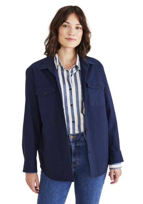 Casaca Camisera Mujer Relaxed Fit