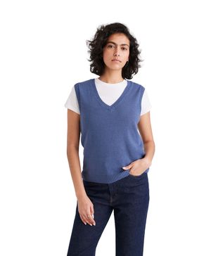 Chompa Mujer Cap Sleeve Regular Fit
