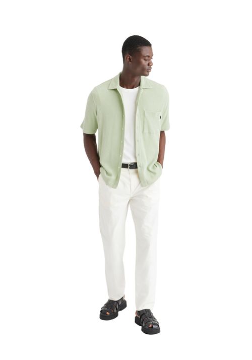 Camisa Knit Button-Up Regular Fit