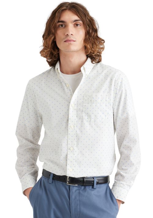 Camisa Signature Stain Defender® Classic Fit