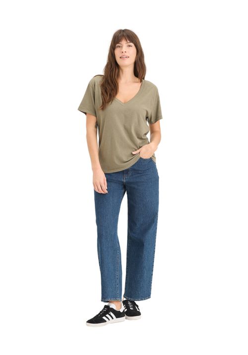 Pantalón Mujer Sutter 5-Pocket High Straight Fit