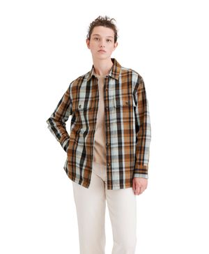 Casaca Camisera Mujer Relaxed Fit