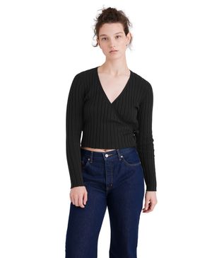 Chompa Mujer Wrap Slim Fit