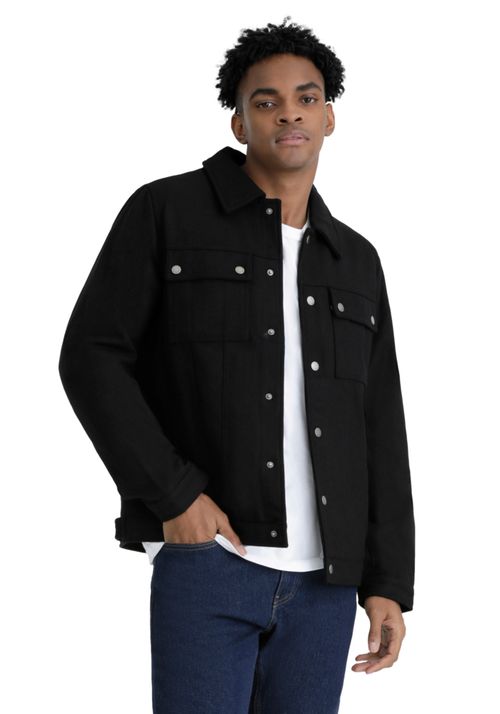 Casaca Wool Blend Regular Fit