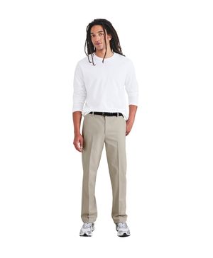 Pantalón Signature Khaki Straight Fit con Stain Defender®