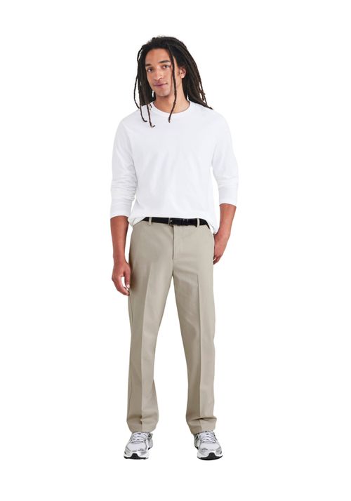 Pantalón Signature Khaki Straight Fit con Stain Defender®